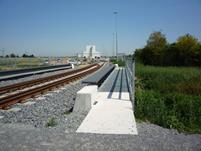 Pont avec les rails installés (© Schröder + Raue)