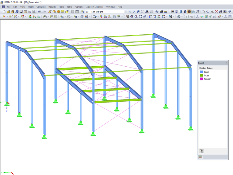Contreventement généré
