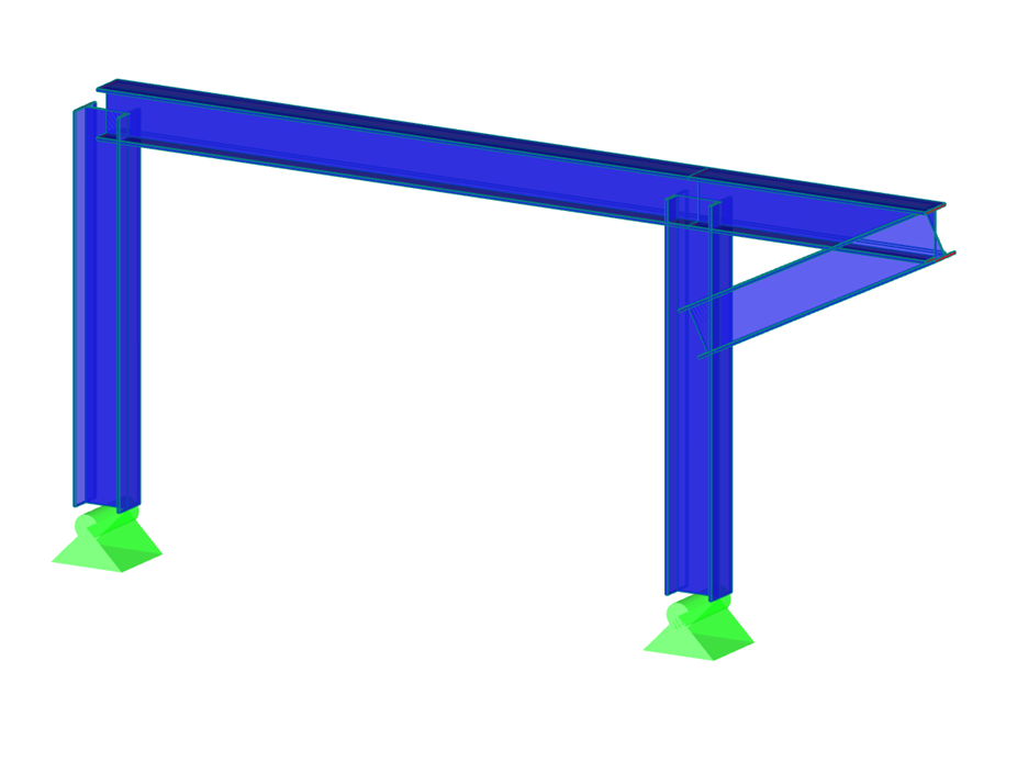 structure à ossature en acier