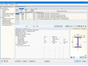 Vérification selon la méthode générale pour une barre à inertie variable