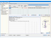 Message d'erreur lors de la vérification d'une poutre à inertie variable selon la méthode de la barre équivalente