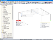 Menu contextuel pour les appuis et le raffinement de maillage EF