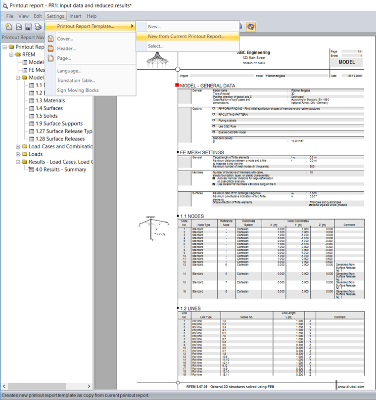 Modification de l’en-tête du rapport d’impression