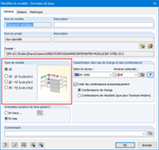 Définition du type de modèle