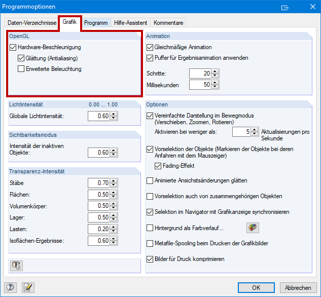 Activation de l’accélération matérielle
