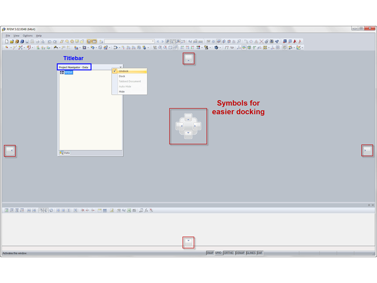 Symboles pour faciliter l'amarrage