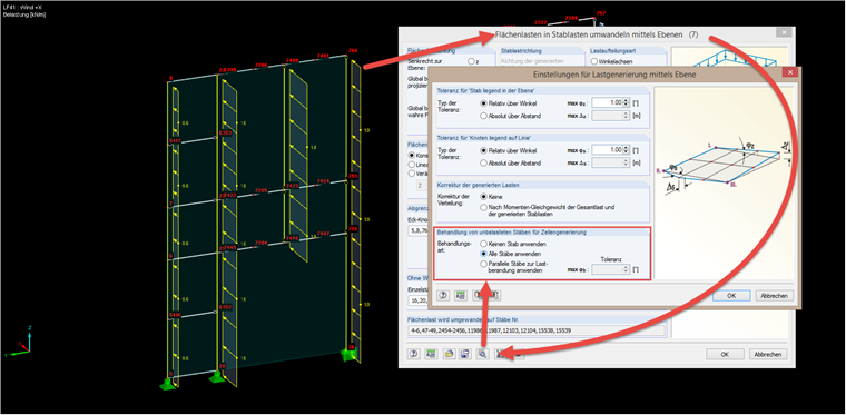 Option « Utiliser toutes les barres »