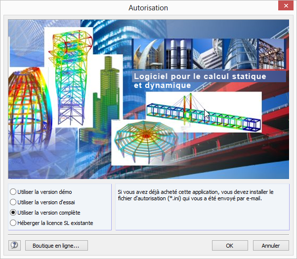 Boîte de dialogue « Autorisation »
