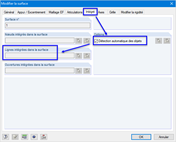 Contrôle des objets intégrés
