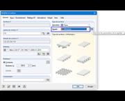 Modification de la surface - Définition du type de rigidité
