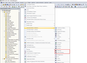 Menu RSTAB pour la génération d'escaliers