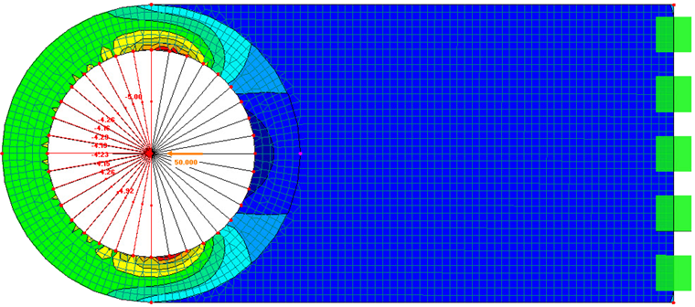 Assemblage boulonné, pression diamétrale