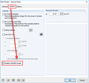 Option « Activer le modèle CAD-BIM »