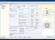 Les dimensions sont précisées et peuvent être enregistrées dans la bibliothèque