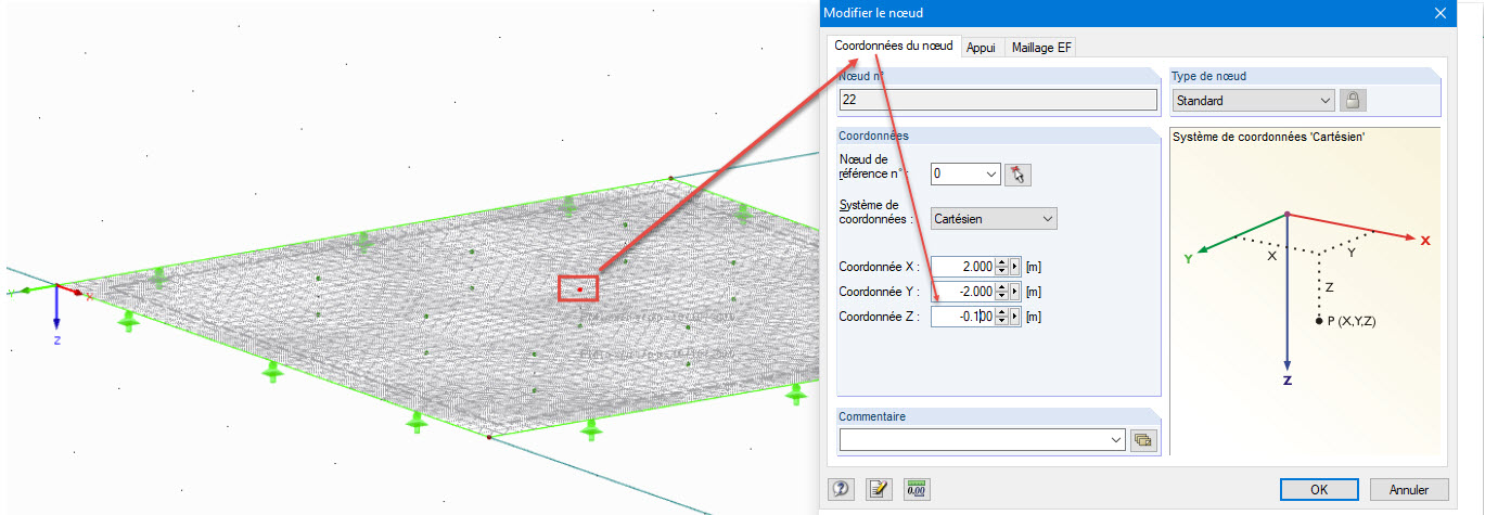 Entrer dans la surface
