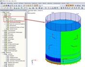 Système d'axes de surface