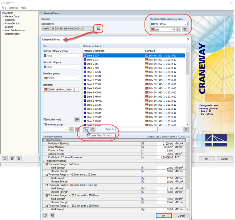 Créer un nouveau matériau