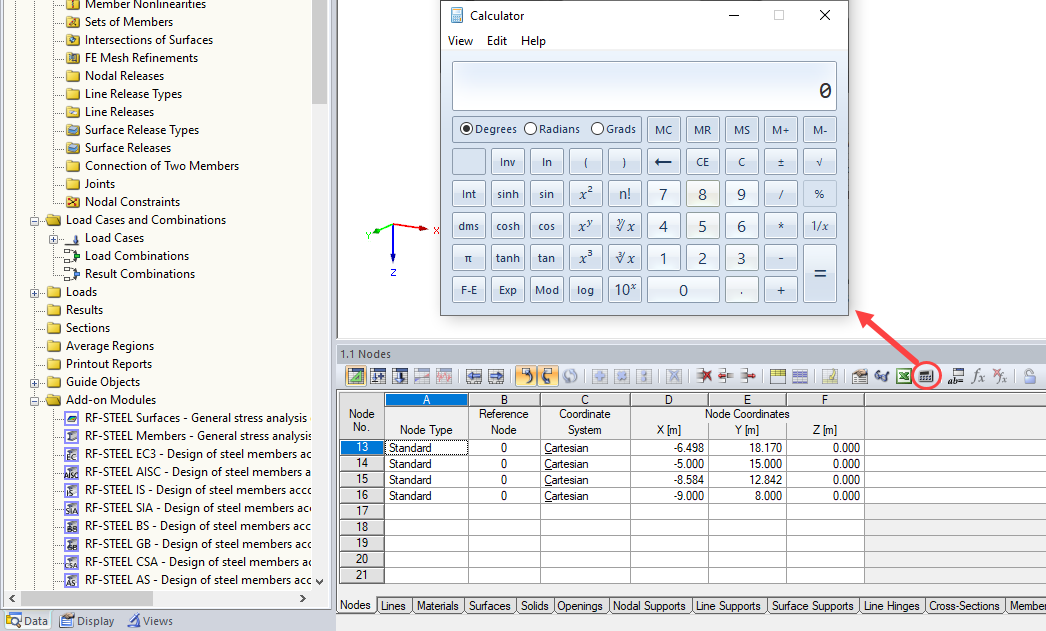 Calculatrice Windows 7 dans Windows 10