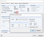 Configuration de la page d'impression
