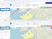 Mode plein écran avec adresse URL