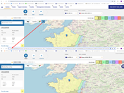 Mode plein écran avec adresse URL