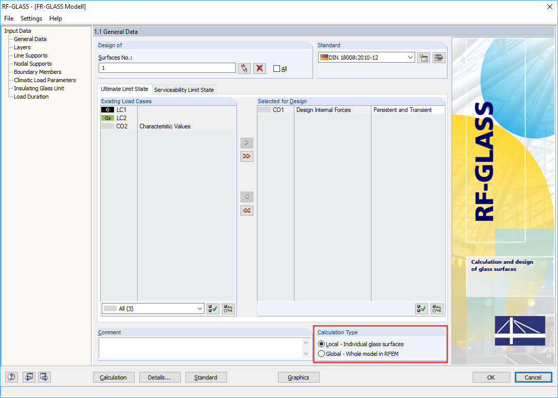 Méthode d'analyse pour le module additionnel RF-GLASS