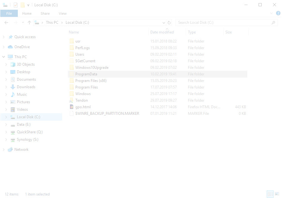 L'Explorateur Windows ne répond pas