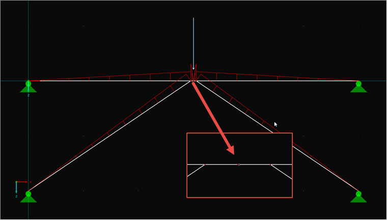 Diagonales rigides sur les joints de semelle