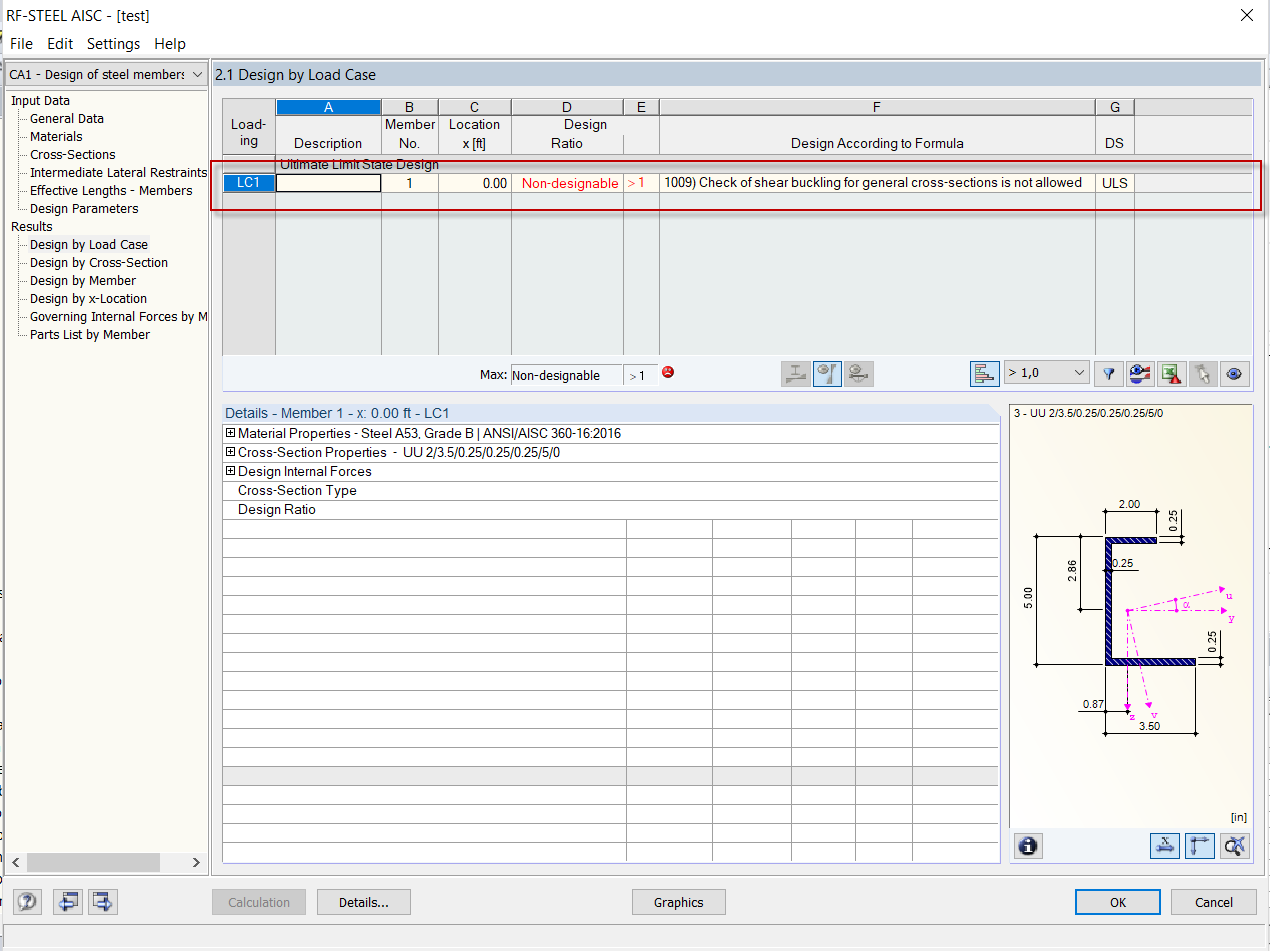 Message d’erreur « Incalculable »