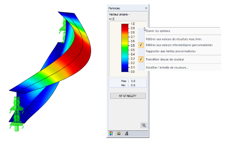 Modification de l'échelle de couleurs