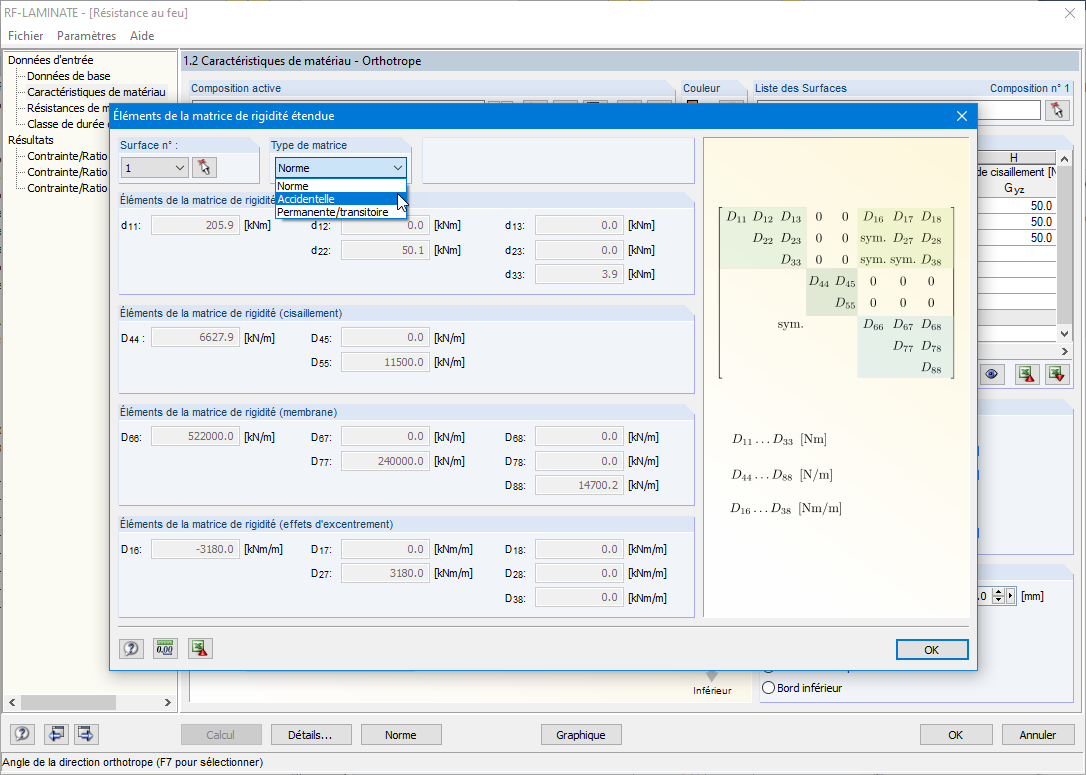 Matrice de rigidité