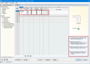 Fenêtre 1.5 Appuis avec options de réduction des moments et des efforts tranchants