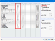 Paramètres détaillés avancés