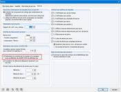 Boîte de dialogue avec option de détermination de la symétrie