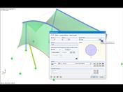 Type de barre « Câble sur les galets » avec options pour la recherche de forme