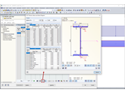 Valeurs de section et diagramme de contrainte