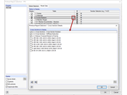 Sélection du rapport d'impression - Détails de la section