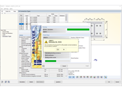 Message d'avertissement pour un effort normal actif > 5 % N_pl,Rd