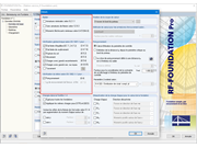 Paramètres détaillés dans RF-/FOUNDATION Pro avec sélection des vérifications disponibles