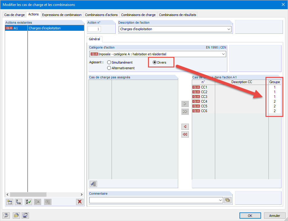 Agissant : Différent
