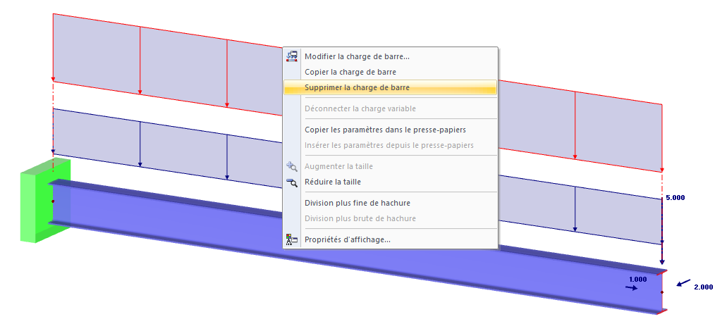 Suppression de la charge dans le graphique