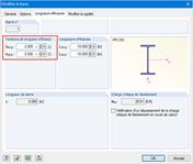 Ajustement des facteurs de longueur efficace