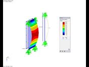 Déformation selon la statique linéaire Vérification
