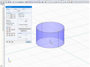 Dessiner une deuxième ligne jusqu'au cylindre divisé