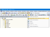 Création de deux surfaces à l'aide d'un quadrangle