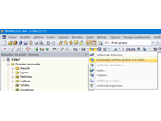 Création de deux surfaces à l'aide d'un quadrangle
