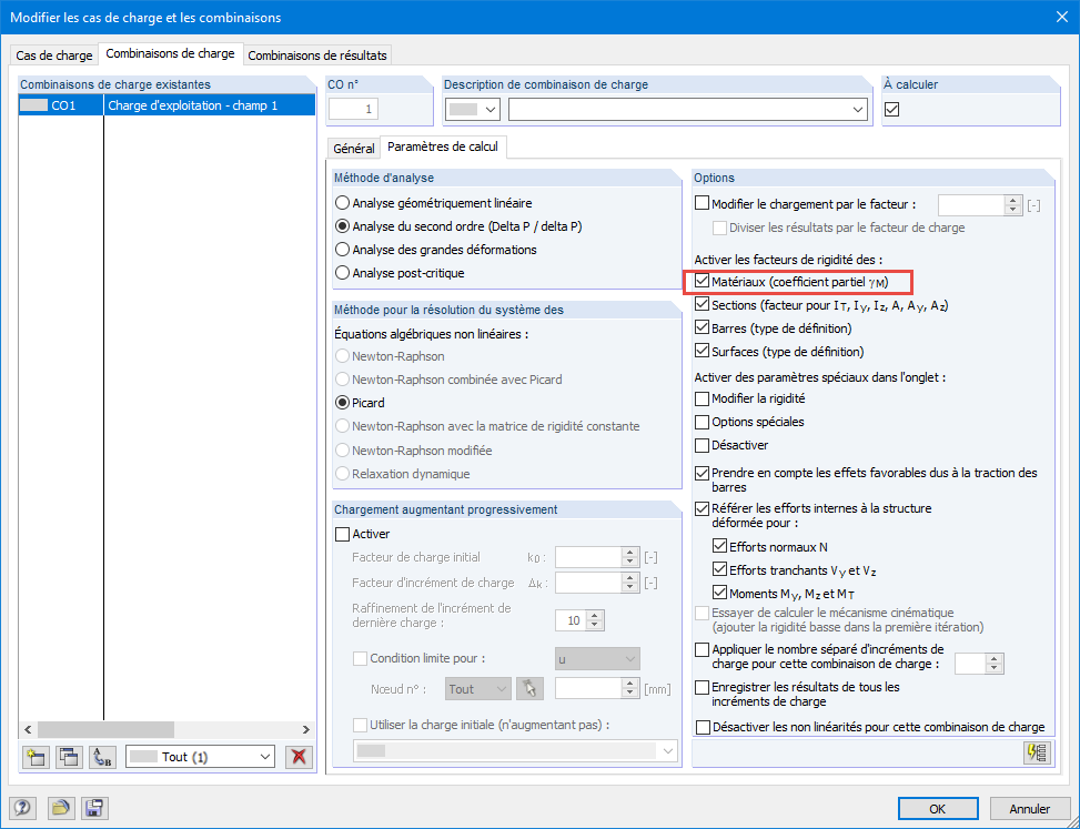Coefficient partiel γM