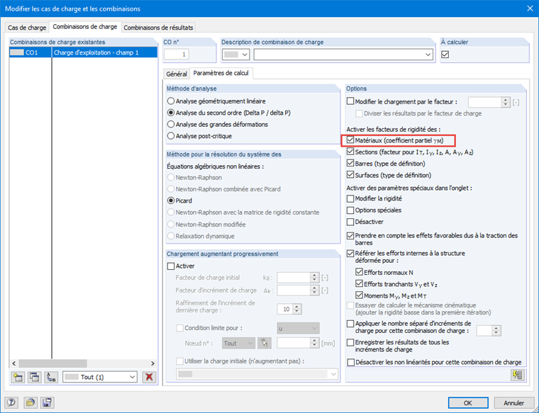 Coefficient partiel γM