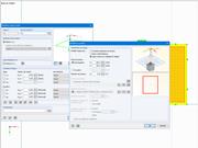 Boîte de dialogue pour la définition automatique du poteau