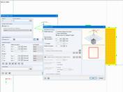 Boîte de dialogue pour la définition automatique du poteau